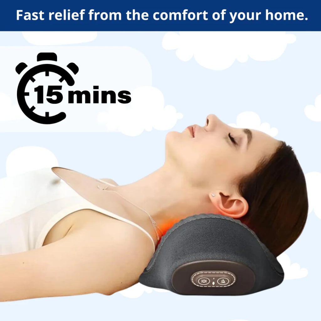 Pillura® 3 in 1 Neck Massager Pillow