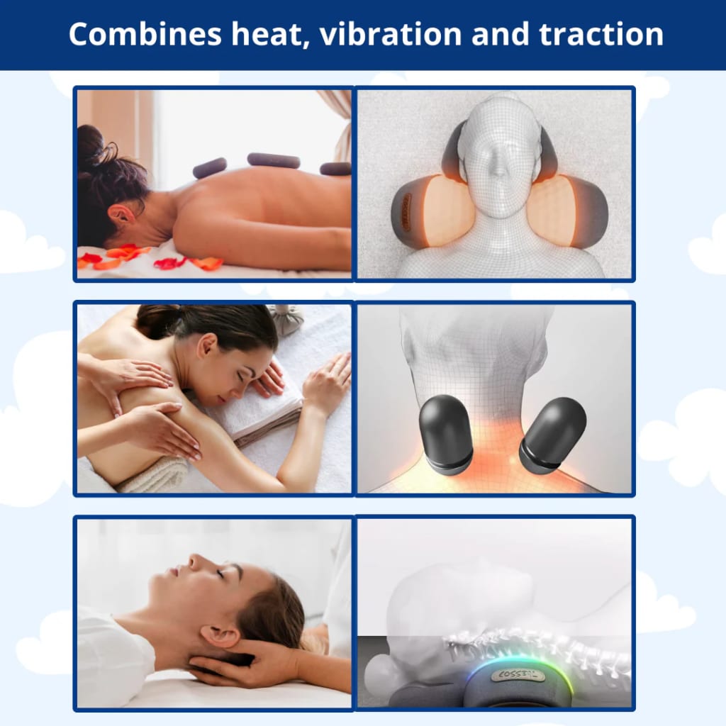 Pillura® 3 in 1 Neck Massager Pillow
